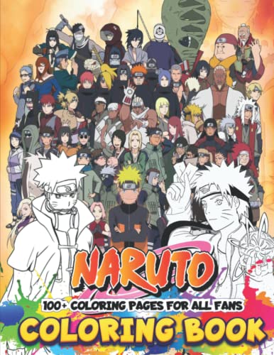 Náruto Coloring Book: (NEW 2022 Edition) Anime Colouring and Sketch ...