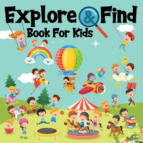 Explore and Find Book for Kids Seek and Find, Spot the Difference and