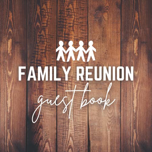 Family Reunion Guest Book Guest Book for Family Gathering Get