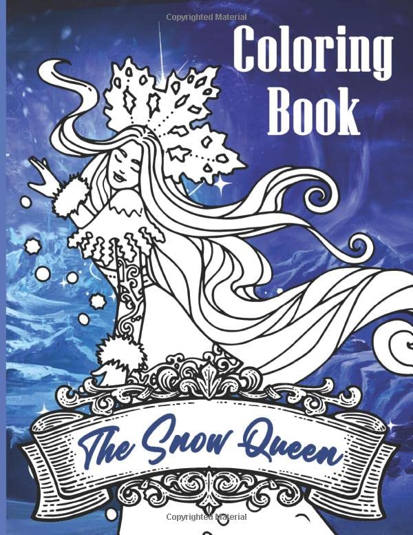 The Snow Queen Coloring Book The Snow Queen Coloring Books For Kid And