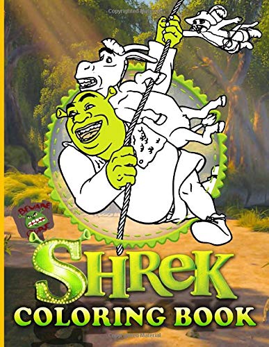 Shrek Coloring Book: Shrek The Perfection Coloring Books For Adults ...