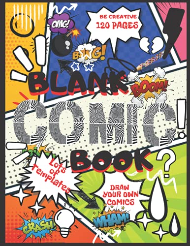 Blank Comic Book Draw Your Own Comics: Fun and Unique Templates