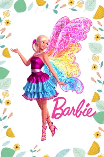 Barbie Notebook: Barbie Notebook White Paper Blank Journal with Black ...