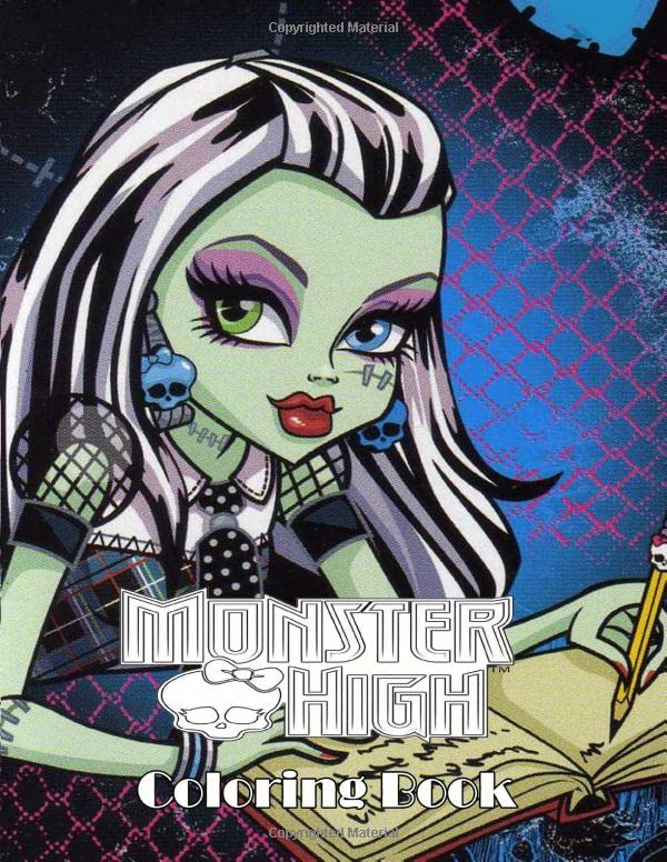 MONSTER HIGH Coloring Book Great MONSTER HIGH Coloring Book for Kids