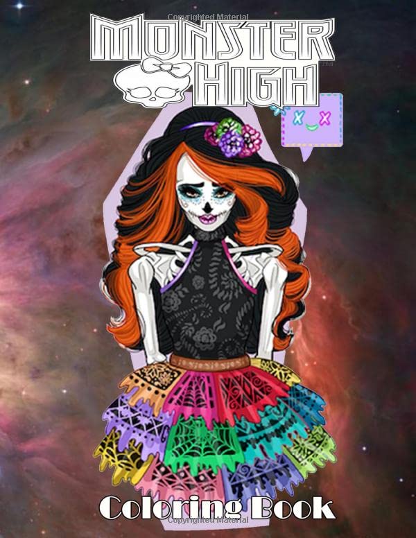 MONSTER HIGH Coloring Book: A Perfect Gift For Kids And Adults. Great ...
