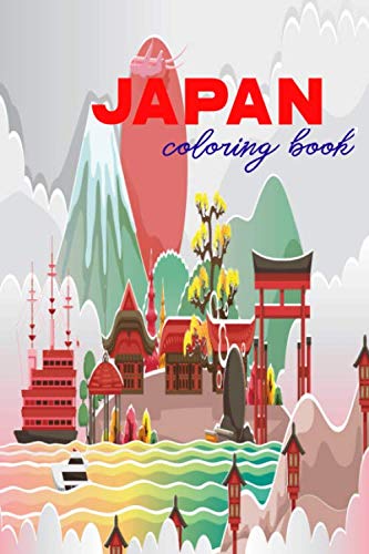 Japan coloring book: japanese coloring books for all gender a