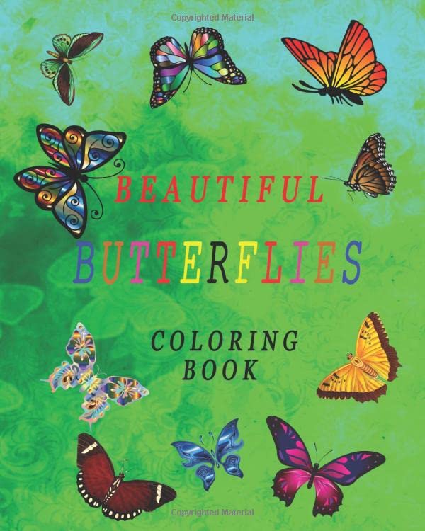 Beautiful Butterflies Coloring Book New and Expanded Edition Butterfly