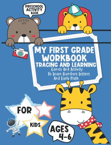My First Grade Workbook Tracing And Learning: To Learn Writing Practice ...