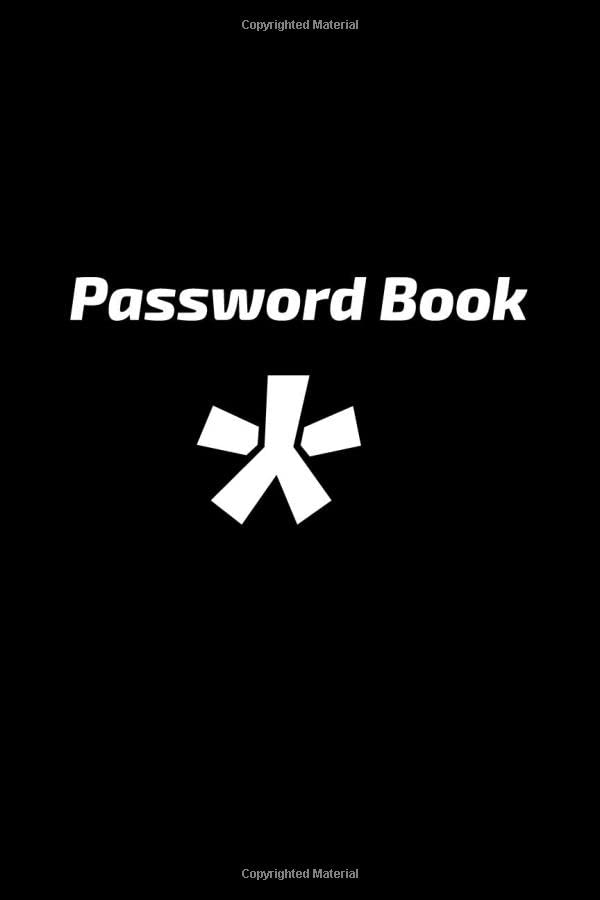 Password Book Personal Address & Password Logbook A Logbook