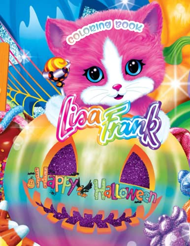 Lisa Frank Halloween Coloring Book: Beautiful Coloring Book For All ...