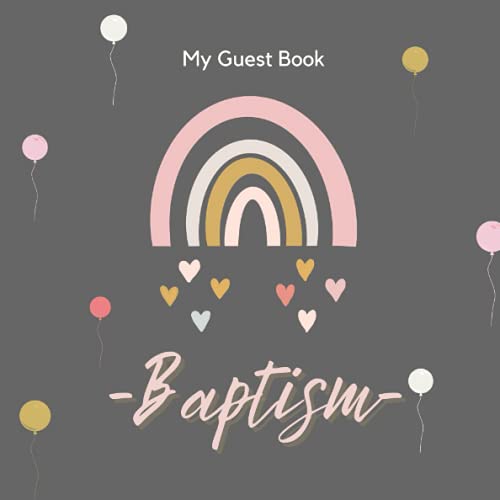 My Guest Book Baptism Keepsake Log & Memory Book , Guestbook For New