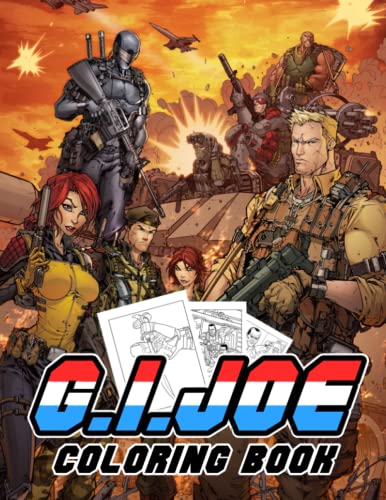 G.Ị Jöẹ Coloring Book: Fabulous Coloring Pages With Unique