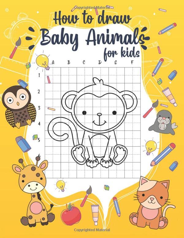 How To Draw Baby Animals For Kids: A Fun and Simple Step-by-Step