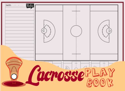 Lacrosse Playbook: Lacrosse Game Strategy Playbook , Training Coach ...