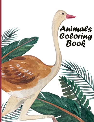 Forest Animals Coloring Book: With Animal Coloring Books you can test ...