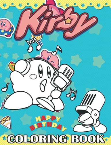 Kirby Coloring Book: +25 Amazing Kirby Coloring pages for Kids,+25 ...