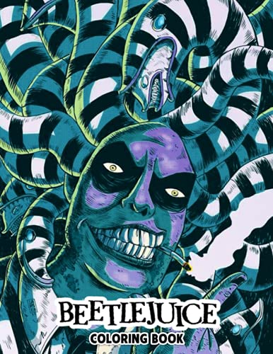 Beetlejuice Coloring Book: Perfect Coloring Book For Adults and Kids ...