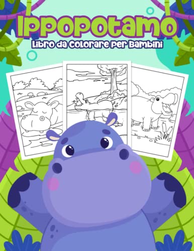 Zaino ISAOA A Forma Di Ippopotamo Per Bambini, Prescolare, Con Cinghia Toracica, 25x15x30 Cm - 6