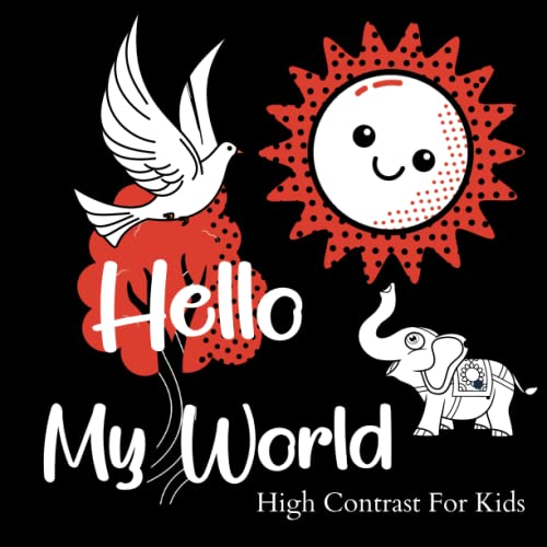 High Contrast For Kids Black and white high contrast book for babies