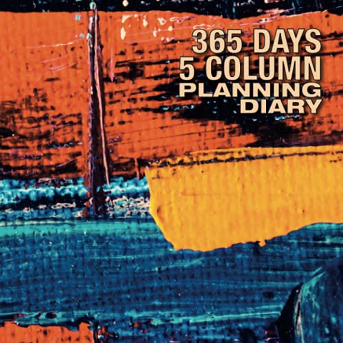 365 Days 5 Column Planning Diary Stunning Undated Flexible 5 Person