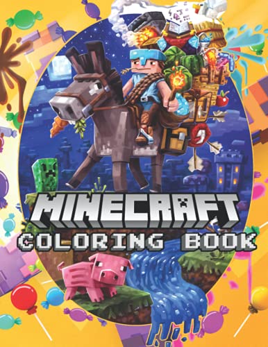 Minecraft Coloring Book: 30 Colouring Pages Filled With Minecraft ...