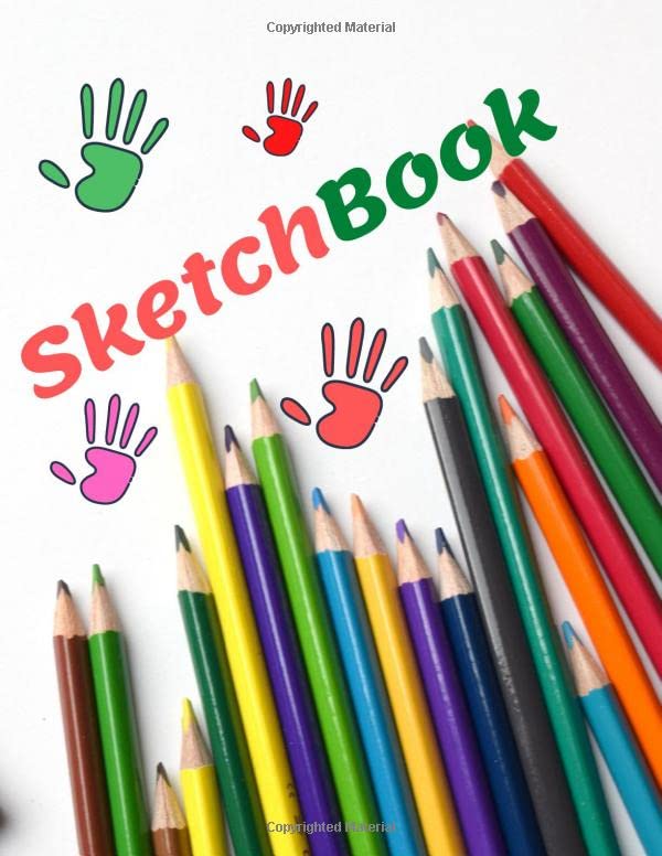 Sketchbook Blank Paper SketchBook for Drawing Practice, 110 Pages, 8.5