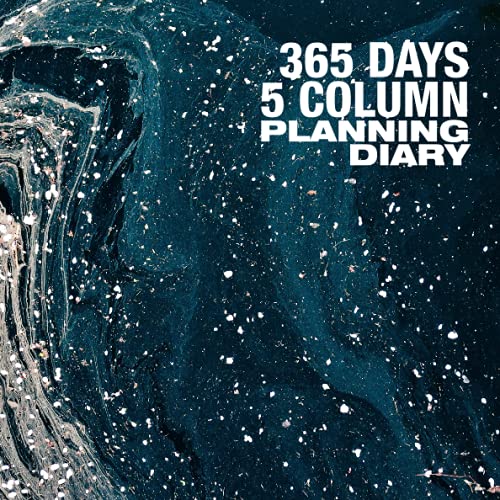 365 Days 5 Column Planning Diary Stunning Undated Flexible 5 Person