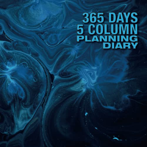 365 Days 5 Column Planning Diary Stunning Undated Flexible 5 Person