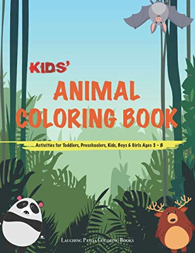 Kids Animal Coloring Book Activities For Toddlers Preschoolers Kids Kids Animal Coloring Book Activities For Toddlers Preschoolers Kids