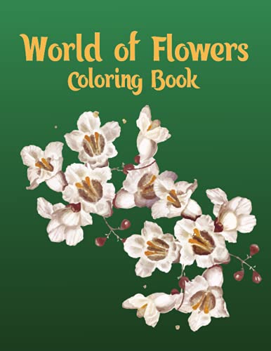 World of Flowers Coloring Book: Variety of Flower Designs by Lutfun ...