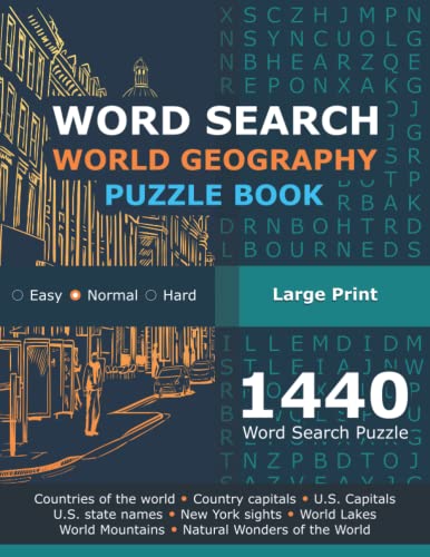 World Geography Puzzles: Entertaining Geography, Word search Puzzle ...