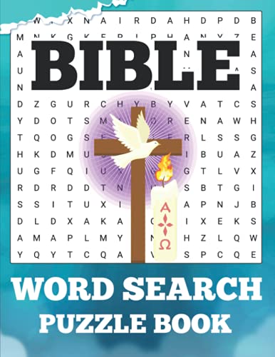 Bible Word Search Puzzle Book: Fun Large Print Word Search Featuring ...