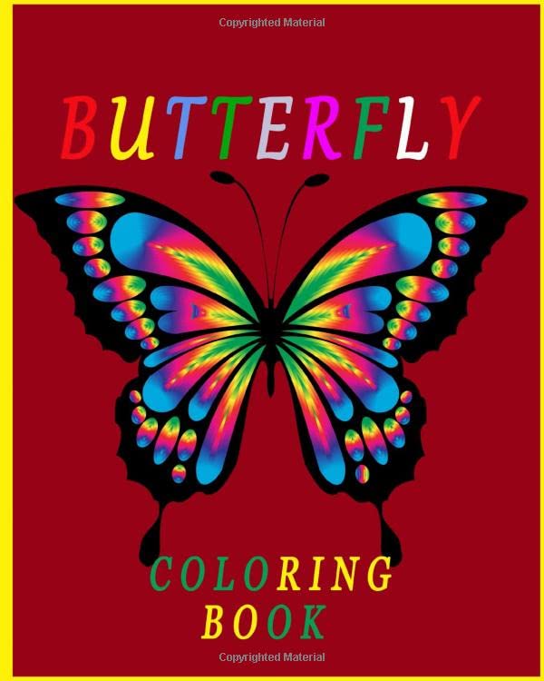 Butterfly Coloring Book Beautiful Butterflies to color a Coloring