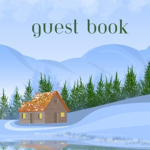 Cabin Guest Book Perfect for Airbnb, VRBO, Mountain Vacation Home