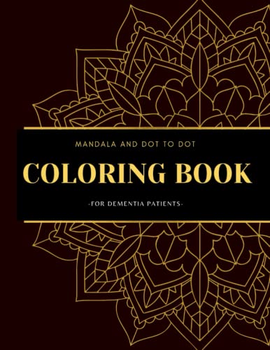 Coloring Book for Dementia Patients: Dot to Dot for Seniors | Simple ...