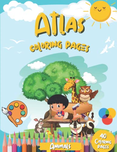 ATLAS coloring pages: Personalized Animal Coloring Book For ATLAS | the