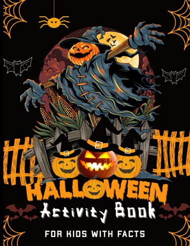 Halloween Activity Book For Kids With Facts Sudoku Hangman And More 