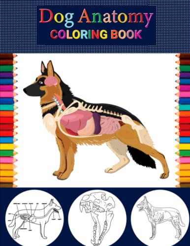 Dog Anatomy Coloring Book: Veterinary Anatomy and Physiology Coloring Workbook for Kids, Vet ...