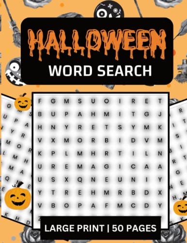 Halloween Word Search Puzzles; Halloween Word Search Puzzles for Adults ...