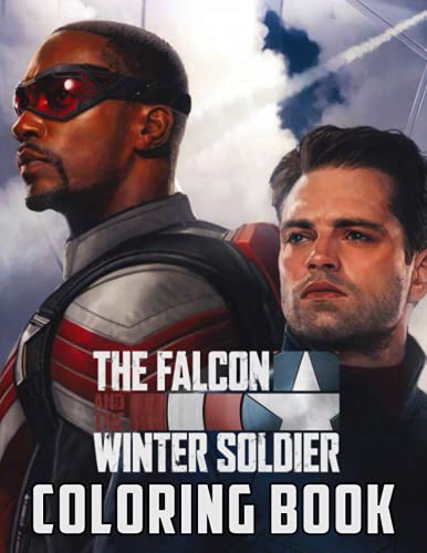 The Falcon and the Winter Soldier Coloring Book: Perfect Coloring Book ...