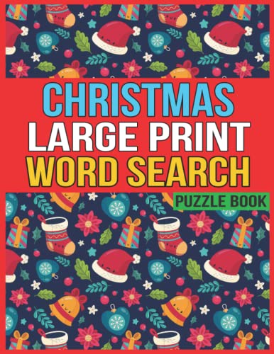 Christmas Large Print Word Search puzzle Book: Large Print Christmas ...