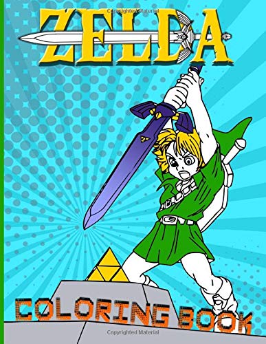 Zelda Coloring Book: Coloring Books For Adults, Tweens by Harvey Wilson ...