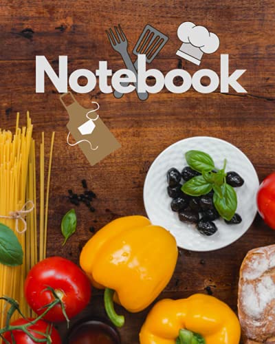 Notebook: cooking recipes notebook / journal composition notebook /8