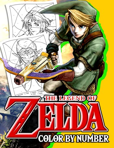 The Legend Of Zelda Color By Number: Lots Of Unique Illustrations For ...