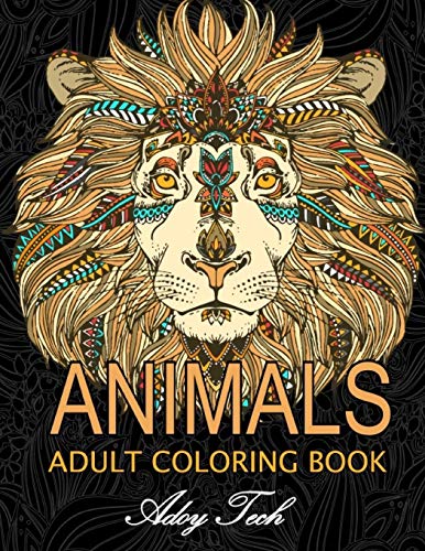 animal coloring books for adults