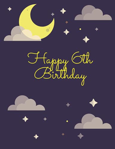Happy 6th Birthday Perfect Birthday Gift For 6 year old Little Girls happy-6th-birthday-perfect-birthday-gift-for-6-year-old-little-girls