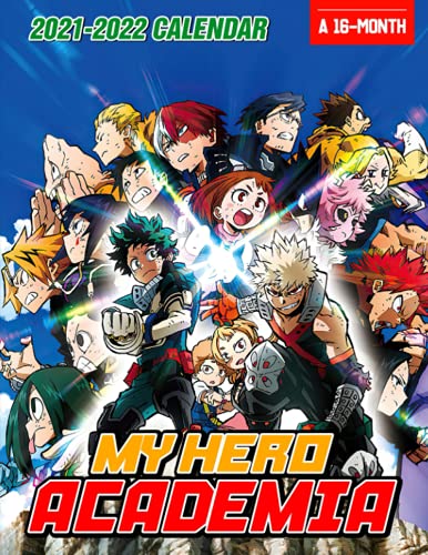 My Hero Academia Calendar 2021-2022: 16-Month September 2021 To ...