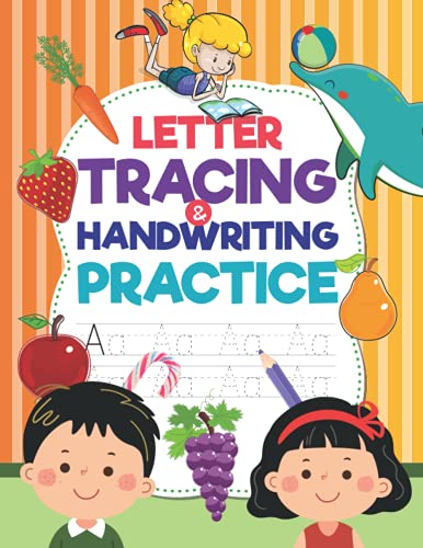 Tracing Letters Handwriting Practicing: Letter Tracing and Handwriting ...