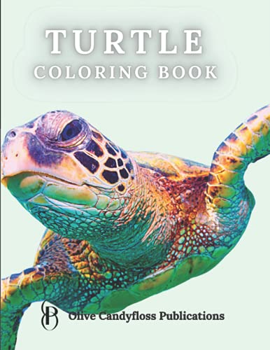 TURTLE COLORING BOOK: Adult Coloring Book: Lovely Turtles - 29 ...