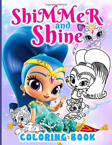 Shimmer And Shine Coloring Book: Shimmer And Shine Adults Coloring